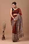 DF 137 Dhamaka Gold Border Printed Sarees Wholesale Market In Surat